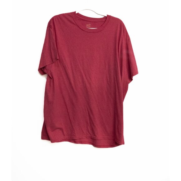 Hanes Tagless Red Crewneck T-Shirt Men’s 2XL - Picture 1 of 8
